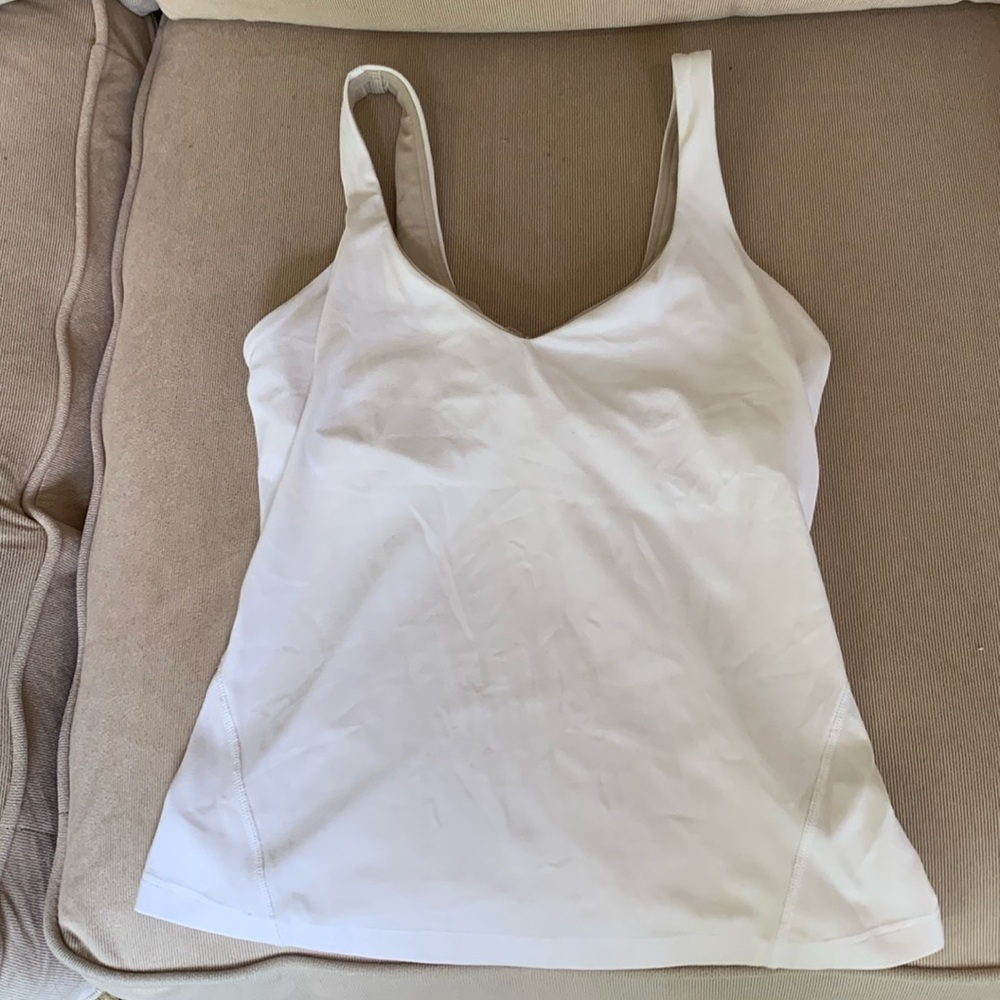 lululemon athletica White Tank Top